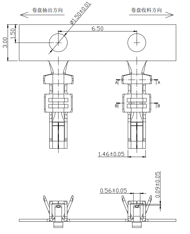 GT8E-2022SCF 2.0pitch 10P Female Crimp Terminal GT8E-2022SCF 2.0pitch 10P Female Crimp Terminal