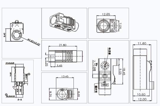 63、FAKRA Connector (Male and Female) 63、FAKRA Connector (Male and Female)