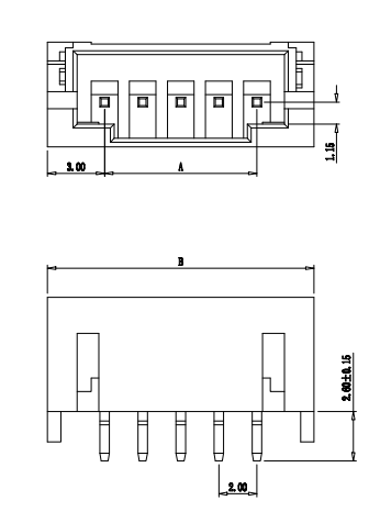 2.0mm Pitch Horizontal SMT Pin Socket 2.0mm Pitch Horizontal SMT Pin Socket