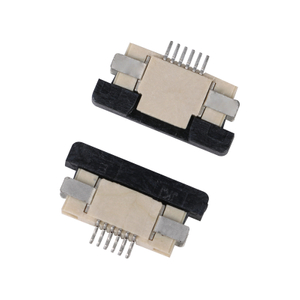 FPC 0.5mm Pitch 2.0H Drawer Bottom Contact Half Shield