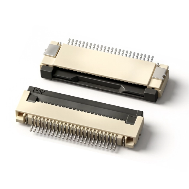 FPC 0.5mm Pitch 2.0H Flip-Lock Gold-Plated Connectors for Compact Designs