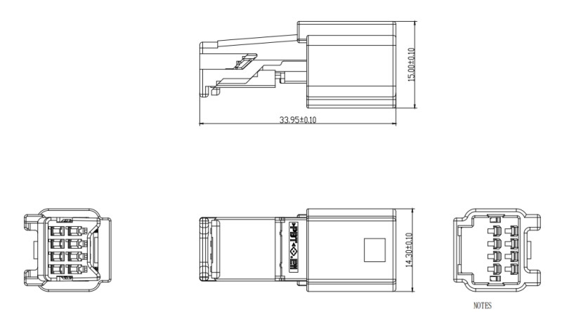 [6098-5271] 2.2Pitch 8P Female Housing - Quality Wire-to-Board Connector
